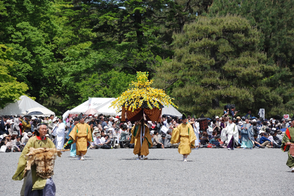 葵祭 風流傘 取物舎人