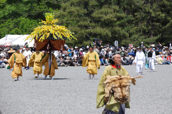 葵祭 風流傘 取物舎人