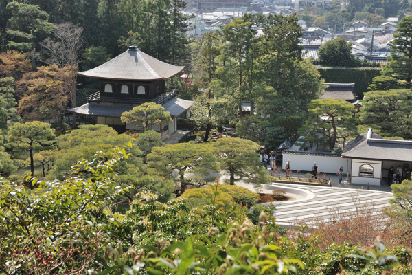 銀閣寺 展望所からの眺め