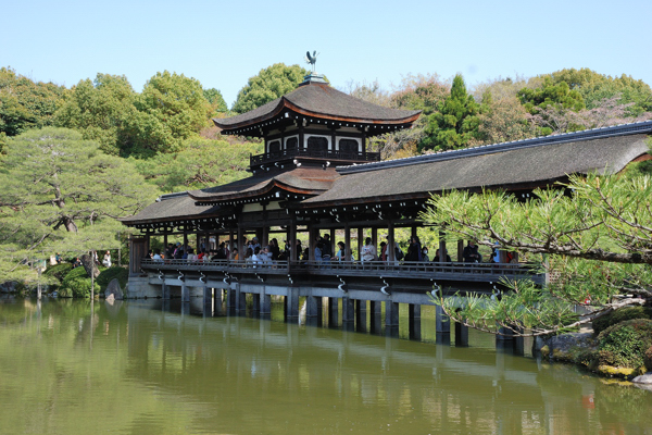 平安神宮 桜 秦平閣