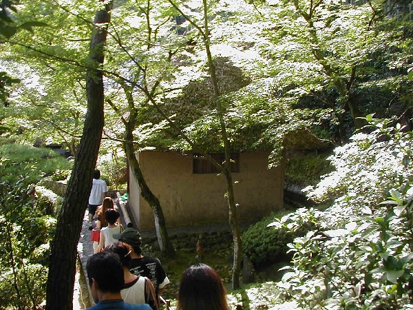 残暑の鈴虫小屋