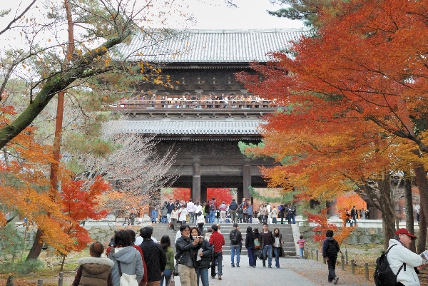 三門と紅葉