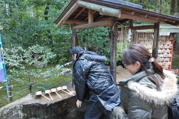 野宮神社 手水舎