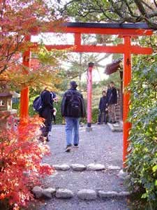 辨天島にある神社